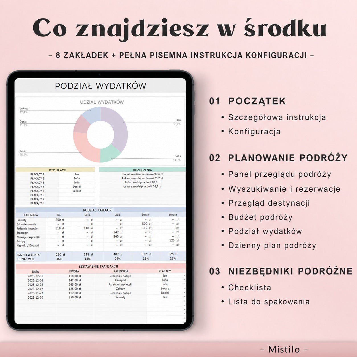 Planuj na komputerze, aktualizuj w Google Sheets.
