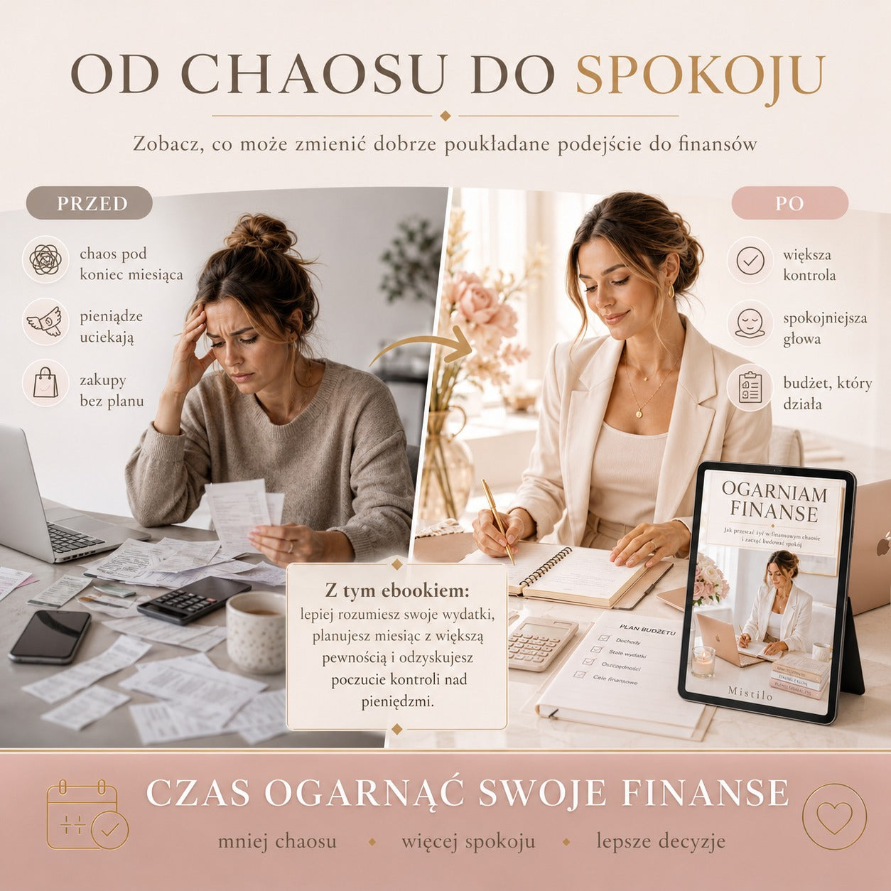 Zamiast finansowego chaosu — więcej kontroli, jasności i spokoju.
