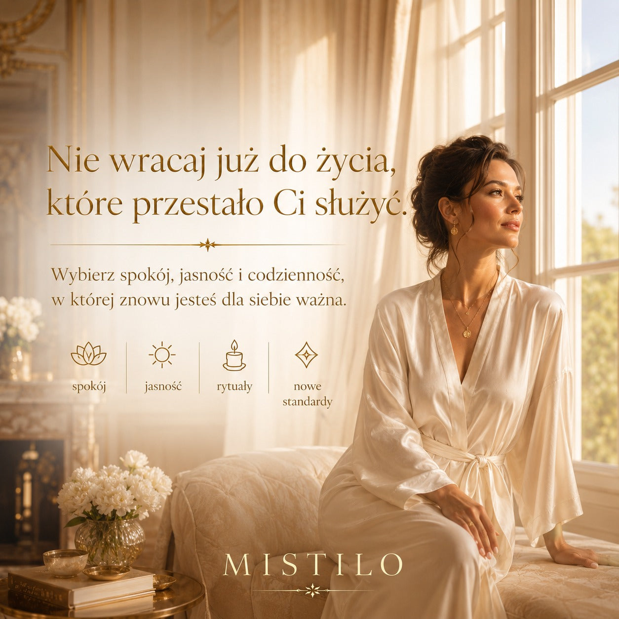 Nie wracaj już do życia, które przestało Ci służyć.